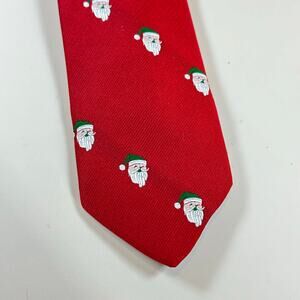 Cape Cod Neckwear Santa Claus Tie Red Christmas Holiday Novelty Cute